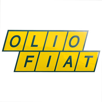 OLIO FIAT Sticker(Yellow) 