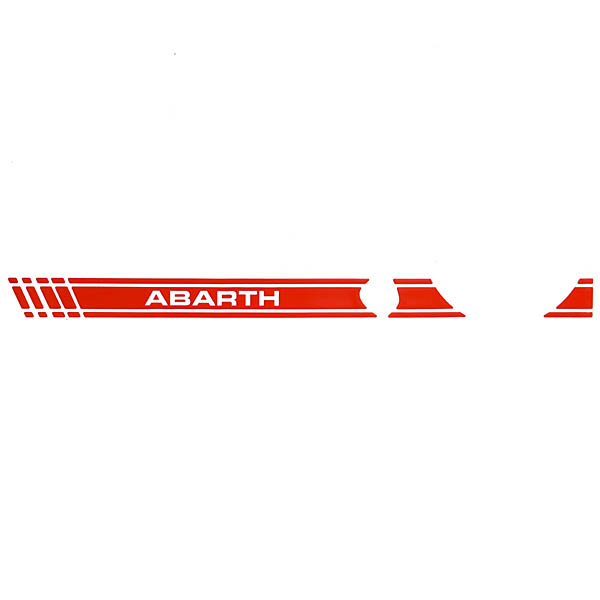 ABARTH 500 Dash Boad Stripe Sticker(LHD/Red)