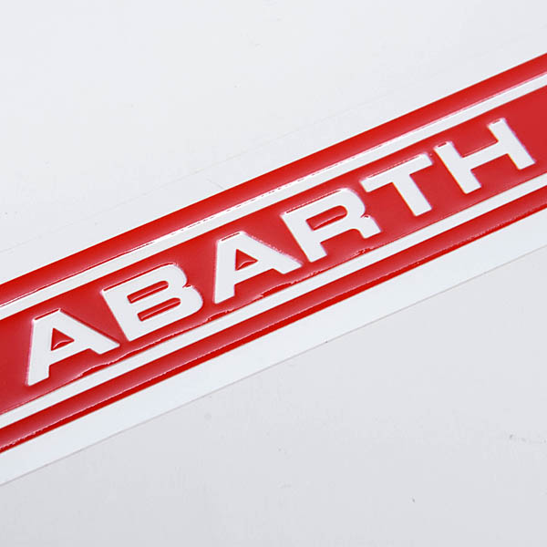 ABARTH 500 Dash Boad Stripe Sticker(LHD/Red)
