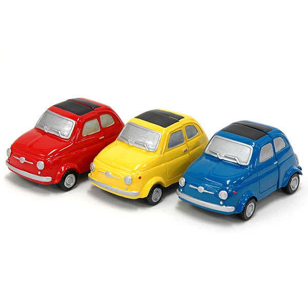 FIAT 500 Magnet miniature model(Yellow)