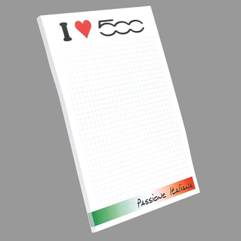 FIAT I Love 500¥Ö¥í¥Ã¥¯¥Î¡¼¥È(B5)