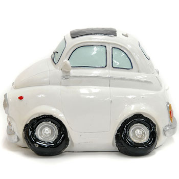 FIAT 500 Coin Bank(White)