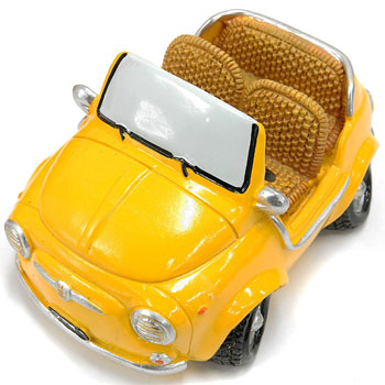 FIAT 500 JOLLY Coin Bank(Yellow)