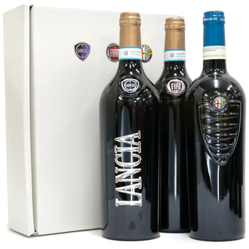 MIRAFIORI MOTOR VILLAGEワインBinco3本セット(Alfa(2011)/FIAT(2013)/LANCIA(2013))/ギフトボックス入り
