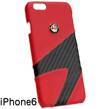 Alfa Romeo純正iPhone6/6s背面ケース-Synthetic(レッド)-