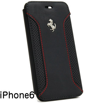 Ferrari½ãÀµ iPhone6/6s¥ì¥¶¡¼¥Ö¥Ã¥¯¥¿¥¤¥×¥±¡¼¥¹-F12/¥Ö¥é¥Ã¥¯-