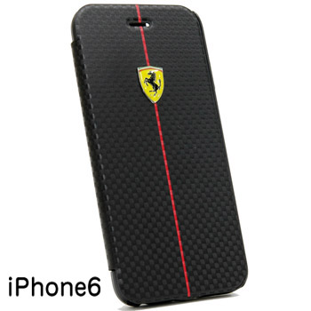 Ferrari½ãÀµ iPhone6/6s¥Ö¥Ã¥¯¥¿¥¤¥×¥±¡¼¥¹-F1/¥Ö¥é¥Ã¥¯-