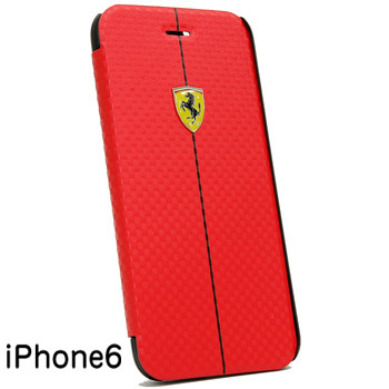 Ferrari½ãÀµ iPhone6/6s¥Ö¥Ã¥¯¥¿¥¤¥×¥±¡¼¥¹-F1/¥ì¥Ã¥É-