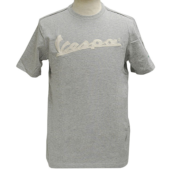 Vespa Official Logo T-shirts(Gray)