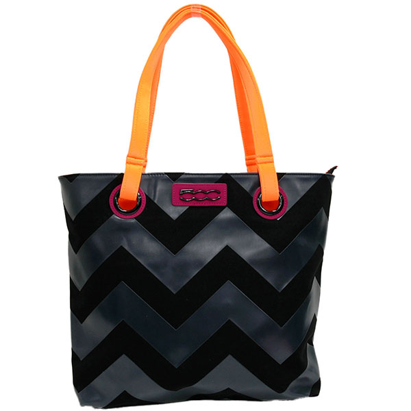 FIAT 500 Tote Bag-SEVEN-(BLACK)