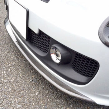 ABARTH 500 カーボンリップスポイラー by THREE HUNDRED