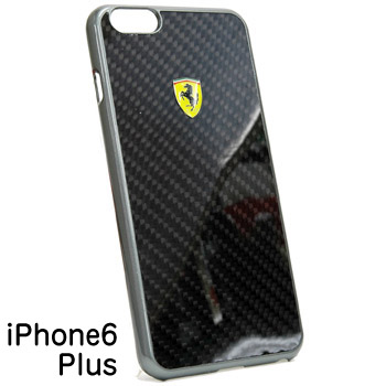Ferrari純正 iPhone6/6s Plusリアルカーボンハードケース