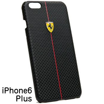 Ferrari純正 iPhone6/6s Plus背面ケース-F1/ブラック-
