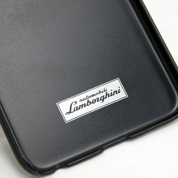 Lamborghini iPhone6/6s Plus Leather Case(Black/Carbon)