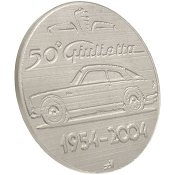 Alfa Romeo Giulietta 50 anni Memorial Paper Weight by RIA(Registro Italiano Alfa Romeo)