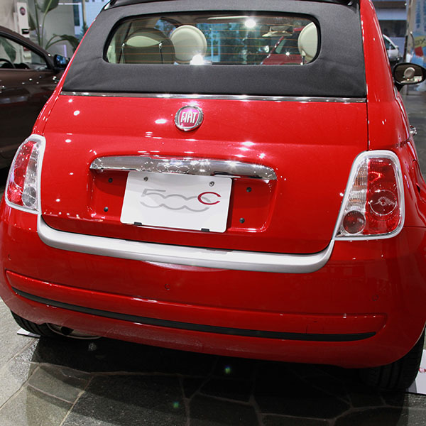 FIAT 500 Rear Bumper Protector(Silver)<br><font size=-1 color=red>05/20到着</font>