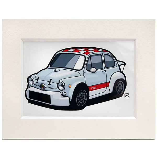 ABARTH 1000TCRスモールイラストレーション by 林部研一