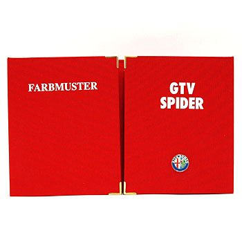 Alfa Romeo純正916 GTV/Spiderディーラー用カラーチャートブック