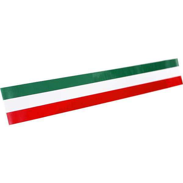Italian Flag Sticker Vertical Type