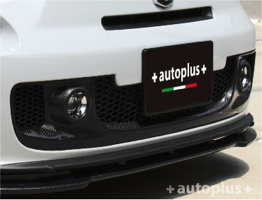 autoplus製500 ABARTHフロントグリルガーニッシュ(FRP製/ブラックゲルコート仕上げ)