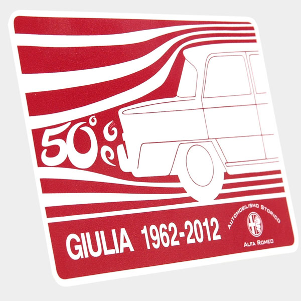 Alfa Romeo Giulia 1962-2012 50anni Memorial Sticker