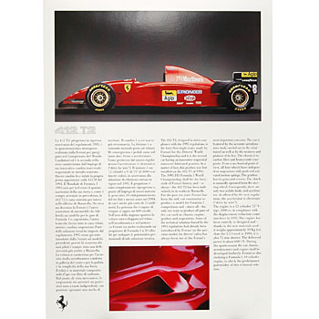 Ferrari Press Kit 1995(F355/412T2/333SP)