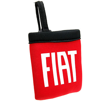 FIAT Interior Small Pouch(Red/White Logo)