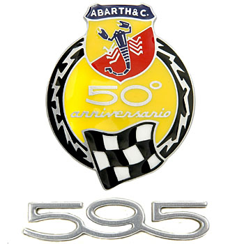ABARTH 595 50th Anniversary Side Emblem Set