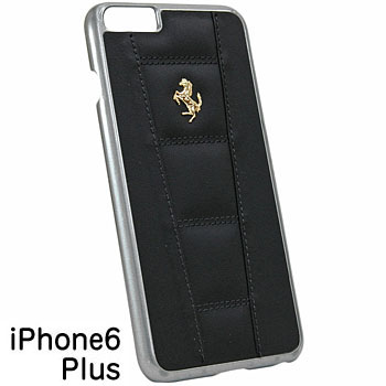 Ferrari純正 iPhone6/6s Plusレザー背面ケース-458/ブラック-