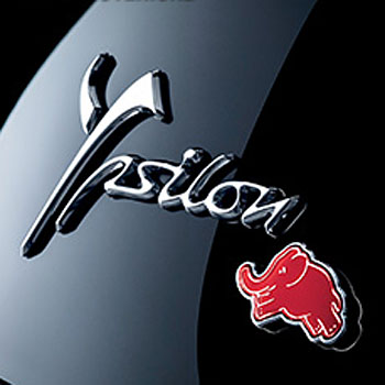 LANCIA Ypsilon Elefantino Emblem(watermelon)