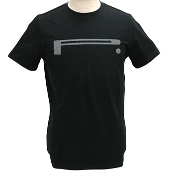 PIRELLI純正ロゴTシャツ-ストレッチタイプ/ブラック-