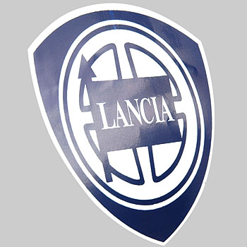 LANCIA Emblem Shaped Sticker(105mm)