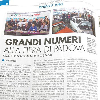 FIAT 500 CLUB ITALIA No.1 2015