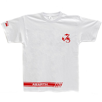 ABARTH T-shirts(White)