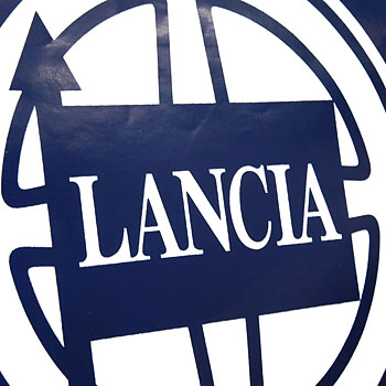 LANCIA Emblem Shaped Sticker(300mm)