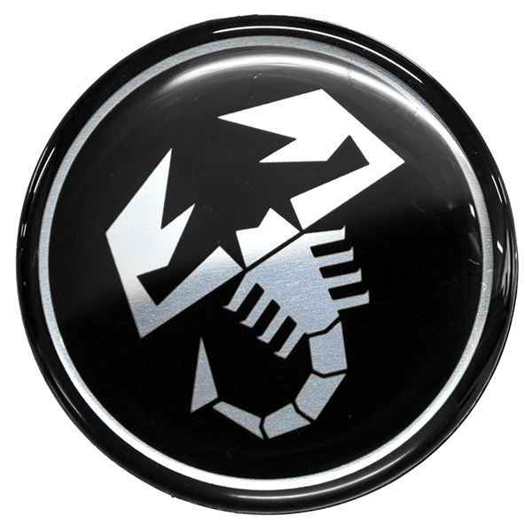 ABARTH Wheel Hub Cap(Scorpione/Black/48mm)