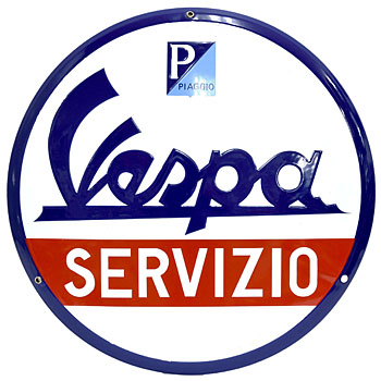 Vespa Official Sign Boad