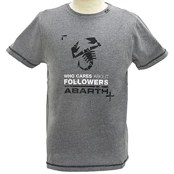 ABARTH純正Tシャツ-FOLLOWERS/グレー-