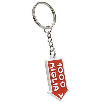 1000 MIGLIA Official Rubber Keyring 2015
