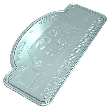 1000 MIGLIA Official license Plate 2015
