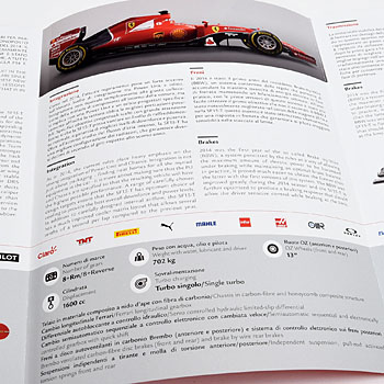 Scuderia Ferrari SF15-T Press Leaflet & Card Set