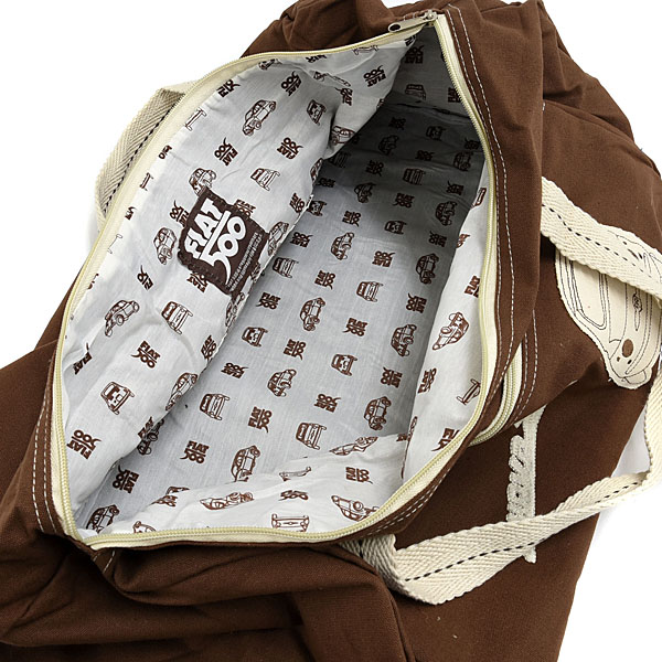 FIAT Nuova500 Sports Bag(Brown)