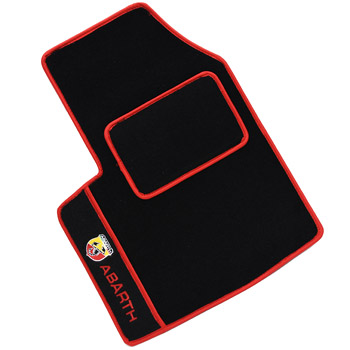 FIAT Panda 2 Floor Mats(ABARTH/Black/Red Piping/Lhd)