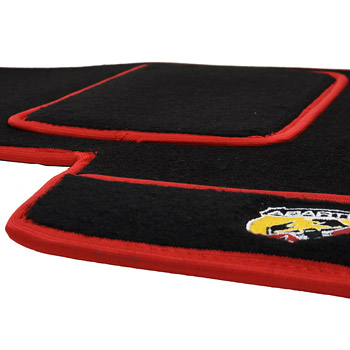 FIAT Panda 2 Floor Mats(ABARTH/Black/Red Piping/Lhd)