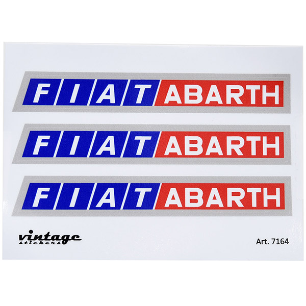 FIAT ABARTHロゴステッカーセット(3枚組)
