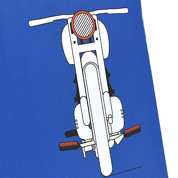 MOTO GUZZI Official A5 Note(Blue/Type A)