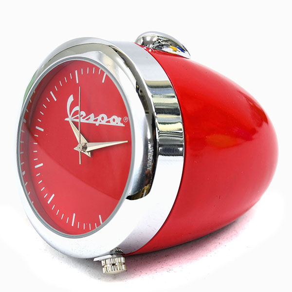 Vespa Official headlight Clock(Red)