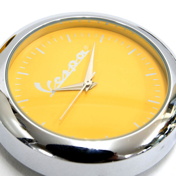 Vespa Official Headlight Clock(Yellow)
