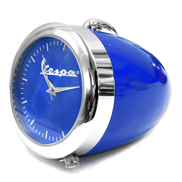 Vespa Official Headlight Clock(Blue)