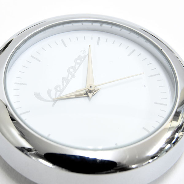 Vespa Official Headlight Clock(White)